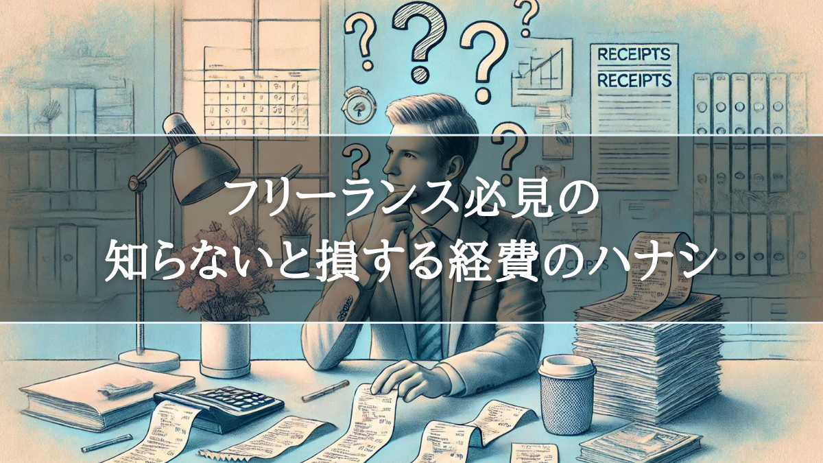 フリーランス必見の知らないと損する経費のハナシ