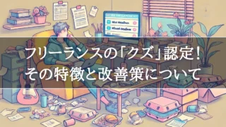 フリーランスの「クズ」認定！その特徴と改善策について